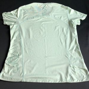 REI // athletic shirt with pocket in mint